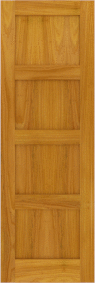 Flat  Panel   Lexington  Cypress  Shutters